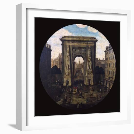 The Saint-Denis Gate, Paris, 17th Century-null-Framed Giclee Print