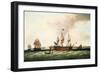 The 'Saint George', a First-Class 100-Gun Ship, Built in 1756 in the Woolwich Shipyards (England),-Dominic Serres-Framed Giclee Print