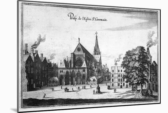 The Saint-Germain-L'Auxerrois Church-Matthäus Merian-Mounted Giclee Print