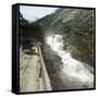 The Saint-Gothard Mountain Pass (Switzerland)-Leon, Levy et Fils-Framed Stretched Canvas