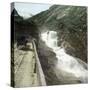 The Saint-Gothard Mountain Pass (Switzerland)-Leon, Levy et Fils-Stretched Canvas