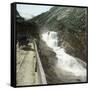 The Saint-Gothard Mountain Pass (Switzerland)-Leon, Levy et Fils-Framed Stretched Canvas