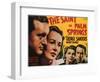 The Saint in Palm Springs, 1941-null-Framed Art Print