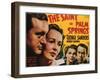 The Saint in Palm Springs, 1941-null-Framed Art Print