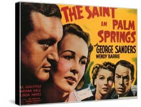The Saint in Palm Springs, 1941-null-Stretched Canvas
