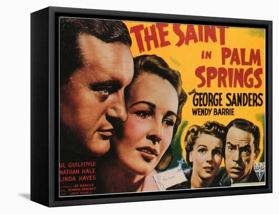 The Saint in Palm Springs, 1941-null-Framed Stretched Canvas