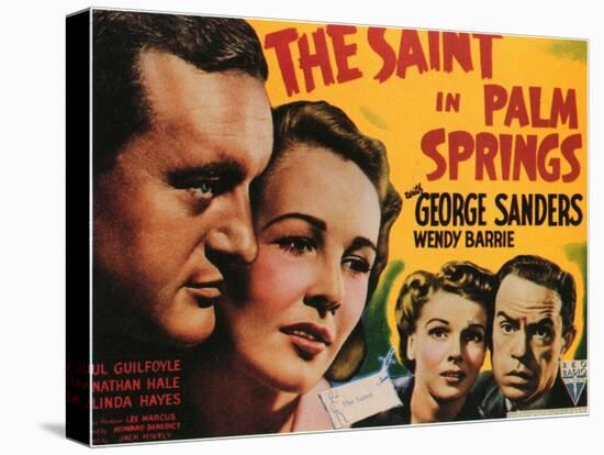 The Saint in Palm Springs, 1941-null-Stretched Canvas