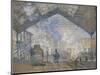 The Saint-Lazare Station, 1877-Claude Monet-Mounted Giclee Print