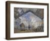 The Saint-Lazare Station by Claude Monet-Claude Monet-Framed Giclee Print
