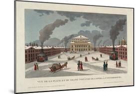 The Saint Petersburg Imperial Bolshoi Kamenny Theatre, C. 1811-Henri Courvoisier-Voisin-Mounted Giclee Print