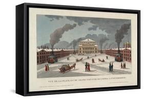 The Saint Petersburg Imperial Bolshoi Kamenny Theatre, C. 1811-Henri Courvoisier-Voisin-Framed Stretched Canvas