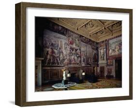 The 'sala Dei Fasti Farnesiani'-null-Framed Giclee Print