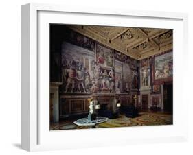 The 'sala Dei Fasti Farnesiani'-null-Framed Giclee Print