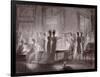 The Sala Meridiana at the Pitti Palace, 1813-Joseph Franque-Framed Giclee Print