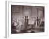 The Sala Meridiana at the Pitti Palace, 1813-Joseph Franque-Framed Giclee Print