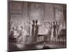 The Sala Meridiana at the Pitti Palace, 1813-Joseph Franque-Mounted Giclee Print