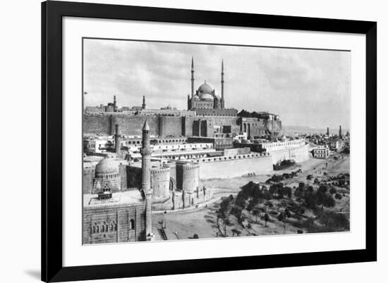 The Saladin Citadel, Cairo, Egypt, C1920S-null-Framed Giclee Print