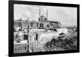 The Saladin Citadel, Cairo, Egypt, C1920S-null-Framed Giclee Print