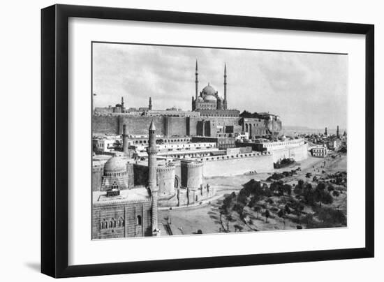 The Saladin Citadel, Cairo, Egypt, C1920S-null-Framed Giclee Print