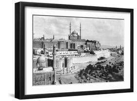 The Saladin Citadel, Cairo, Egypt, C1920S-null-Framed Giclee Print