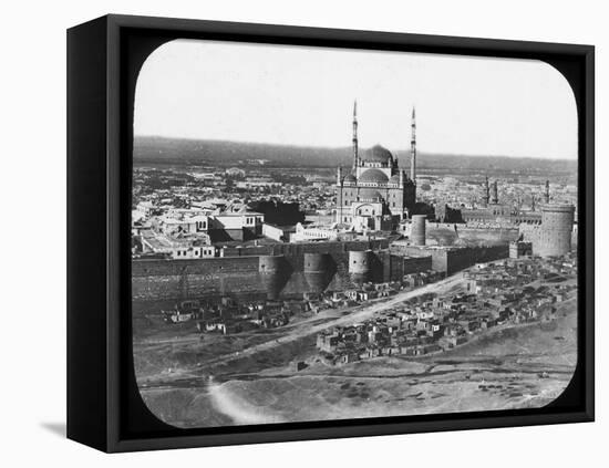 The Saladin Citadel of Cairo, Egypt, C1890-Newton & Co-Framed Stretched Canvas