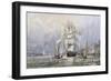 The 'Salamis' Passing Greenwich-John Sutton-Framed Giclee Print