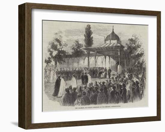 The Salamlik, or Sultan's Reception, at the Seraglio, Constantinople-null-Framed Giclee Print