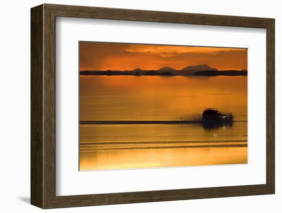 The Salar De Uyuni, a Flooded Salt Flat, in Bolivia-Sergio Ballivian-Framed Photographic Print