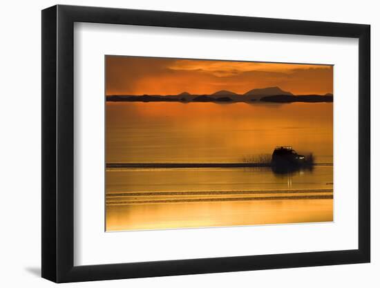 The Salar De Uyuni, a Flooded Salt Flat, in Bolivia-Sergio Ballivian-Framed Photographic Print