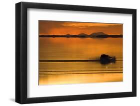 The Salar De Uyuni, a Flooded Salt Flat, in Bolivia-Sergio Ballivian-Framed Photographic Print