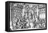 The Sale of Indulgences (Detail)-Hans Lützelburger-Framed Stretched Canvas