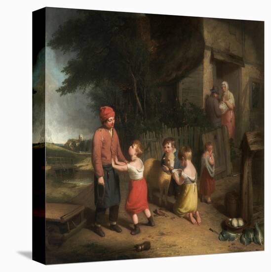 The Sale of the Pet Lamb, 1813-William Collins-Stretched Canvas