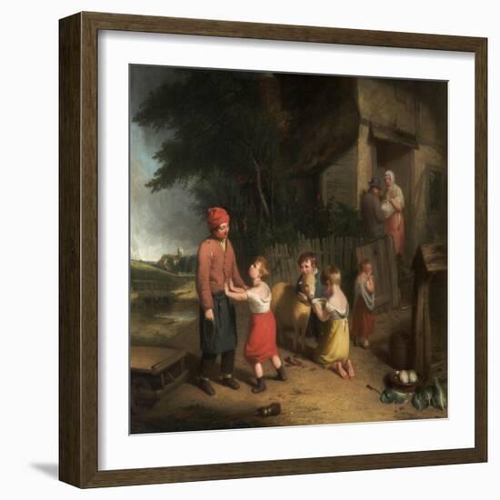 The Sale of the Pet Lamb, 1813-William Collins-Framed Giclee Print