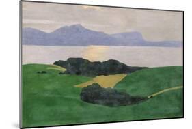 The Saleve and the Lake, 1900-Félix Vallotton-Mounted Giclee Print