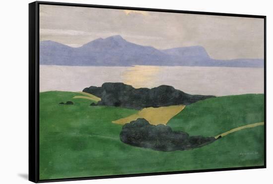 The Saleve and the Lake, 1900-Félix Vallotton-Framed Stretched Canvas