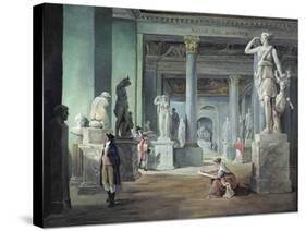 The Salle Des Saisons at the Louvre, C. 1802-Hubert Robert-Stretched Canvas
