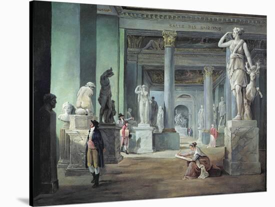 The Salle Des Saisons at the Louvre, C. 1802-Hubert Robert-Stretched Canvas