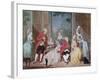 The Salon of Philippe Egalite Duc D'Orleans-Carmontelle-Framed Giclee Print