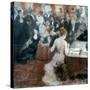 The Salon of Princess Mathilde-Giuseppe De Nittis-Stretched Canvas
