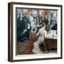 The Salon of Princess Mathilde-Giuseppe De Nittis-Framed Premium Giclee Print