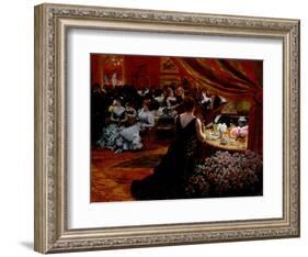 The Salon of Princess Mathilde-Giuseppe De Nittis-Framed Giclee Print