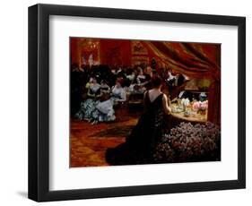 The Salon of Princess Mathilde-Giuseppe De Nittis-Framed Giclee Print