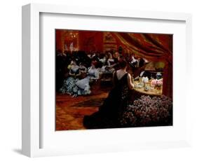 The Salon of Princess Mathilde-Giuseppe De Nittis-Framed Giclee Print