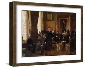 The Salon of the Countess Potocka, 1887-Jean Béraud-Framed Giclee Print