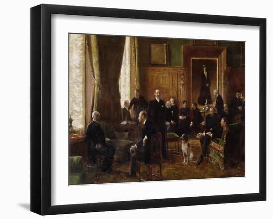 The Salon of the Countess Potocka, 1887-Jean Béraud-Framed Giclee Print