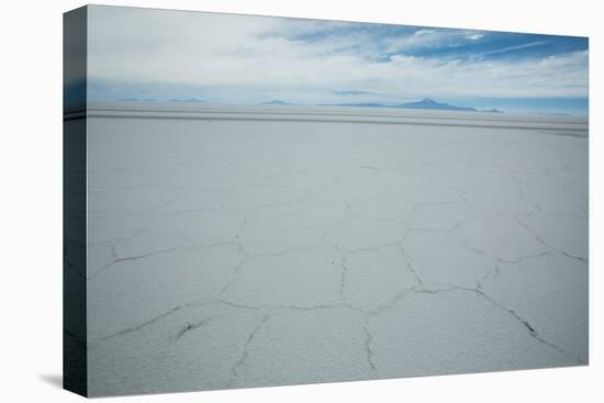 The Salt Crust on the Salar De Uyuni-Alex Saberi-Stretched Canvas