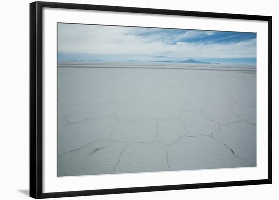 The Salt Crust on the Salar De Uyuni-Alex Saberi-Framed Photographic Print