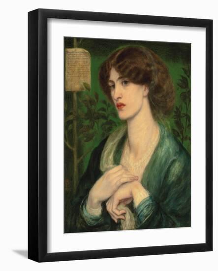 The Salutation of Beatrice, 1869-Dante Gabriel Charles Rossetti-Framed Giclee Print
