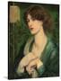 The Salutation of Beatrice-Dante Gabriel Rossetti-Stretched Canvas