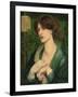 The Salutation of Beatrice-Dante Gabriel Rossetti-Framed Giclee Print